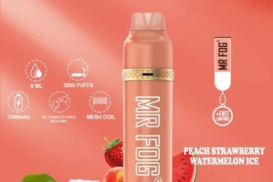 Mr Fog Max Air Peach Blue Raspberry Ice