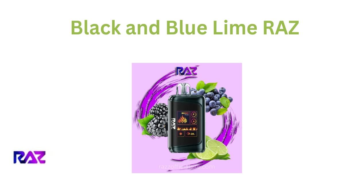 Black and Blue Lime RAZ